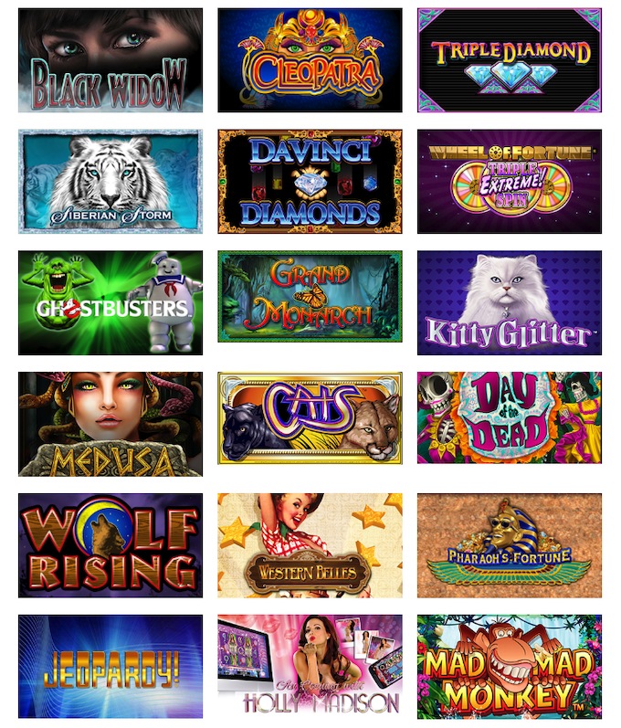 Pala Online Casino Slot Titles 