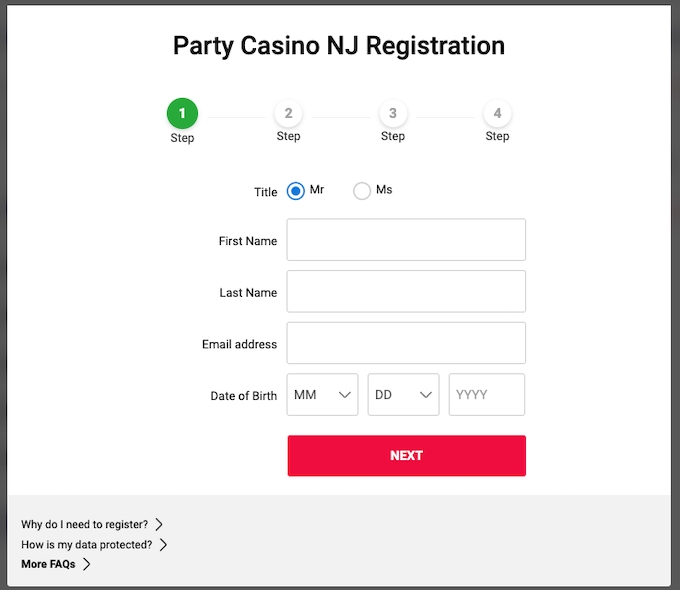 PartyCasinoRegistration NJCasino 1