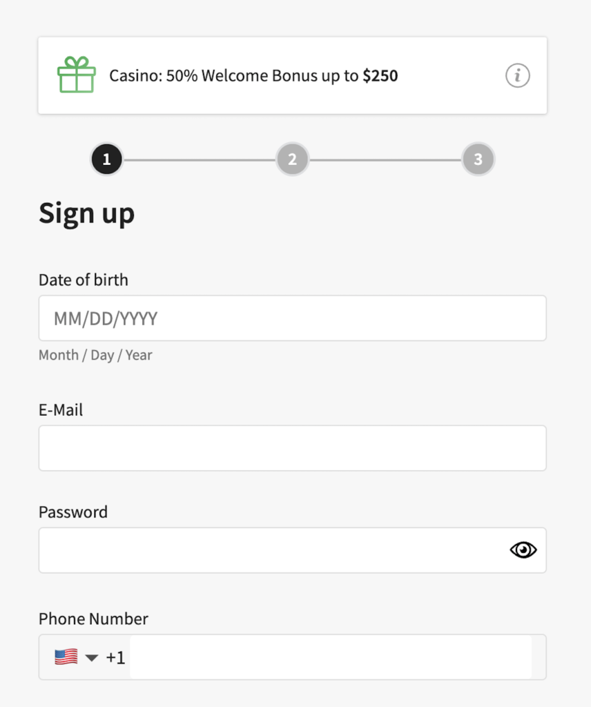   sign up 2