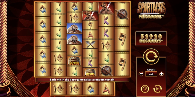 Spartacus Megaways slot