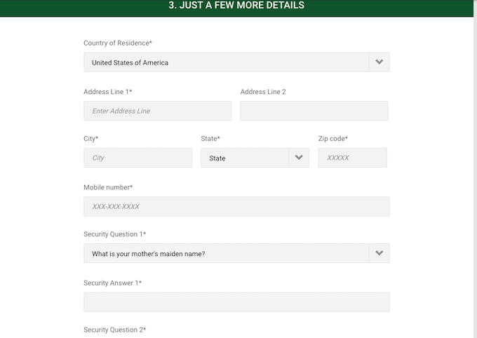 Unibet Registration NJCasino 3