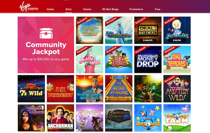 online casino slots Virgin Online Casino Slot Games