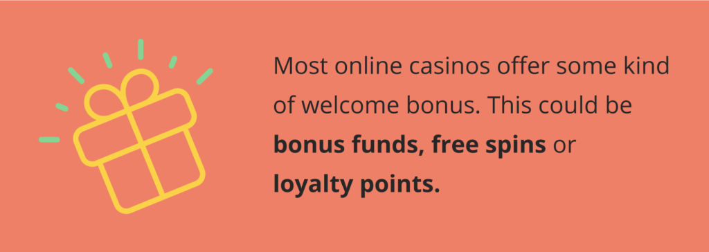 Welcome Bonuses are used to entice players to sign-up